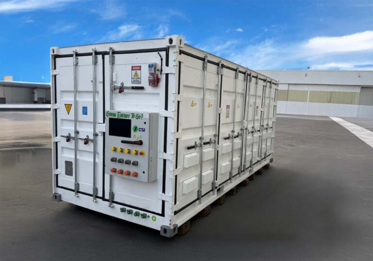 CSI’s 2.33 MWh “Green Energy ToGo” Mobile Battery Energy Storage System (BESS)             Solves Charging Infrastructure Challenges