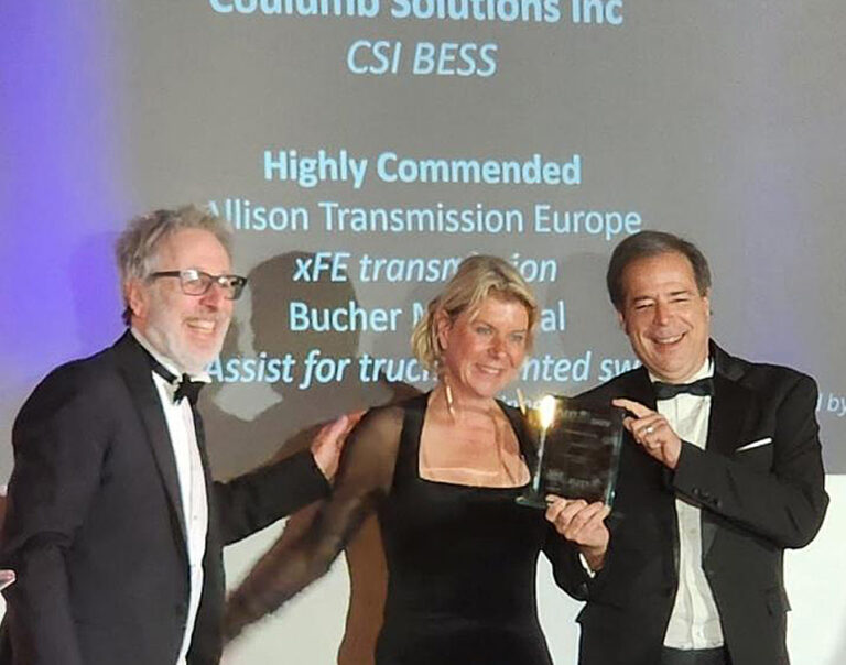 CSI Wins Prestigious Innovators of the Year by Fleet Vision International for its 2.3MWh “Green Energy ToGo” Mobile Battery Energy Storage System (BESS) 